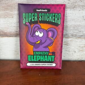 Veefriends Gift Goat #17 EXCLUSIVE CGC Graded Super Sticker-Empathy Elephant